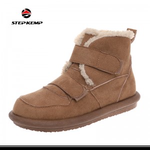 Brand Factory Winter Warm Sheepskin Fur Boots Designer Shoes Furry Snow Boots