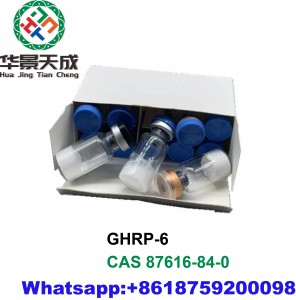 10mg GHRP-6 Muscle Building Peptides Chemical Powder Fat Loss CasNO.87616-84-0