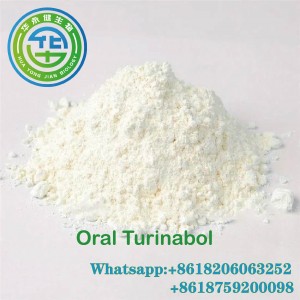 Positive Anabolic Steroid Oral Turinabol Raw Powder 4-Chlorodehydromethyltestosterone CAS: 2446-23-3