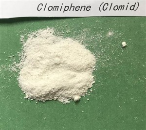 Anti Aging Muscle Gain Clomid Steroids CasNO. 50-41-9 White Crystalline Clomiphine Citrate Powder