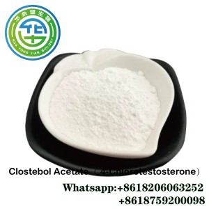4-Chlorotestosterone Acetate /Clostebol Acetate/Turinabol Raw Steroid Powders CAS:855-19-6