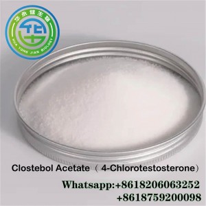 Hormone Steroid Clostebol Acetate for Nutriton Supplement 4-Chlorotestosterone Acetate CasNO.855-19-6