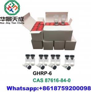High Quality GHRP-6 Raw Oil Steroids Powder ghrp6  Peptides Vials for Bodybuilding