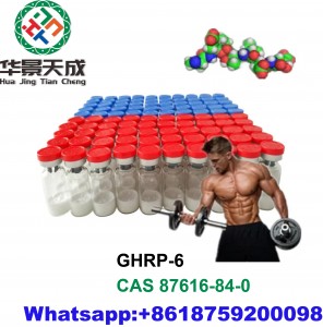 High Quality GHRP-6 Raw Oil Steroids Powder ghrp6  Peptides Vials for Bodybuilding