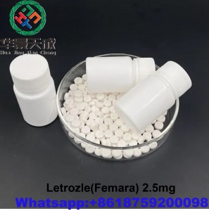 99.8% Purity Letrozole 2.5mg Tablet Oral Anabolic Steroids 100/bottle Femara  For Weight Loss