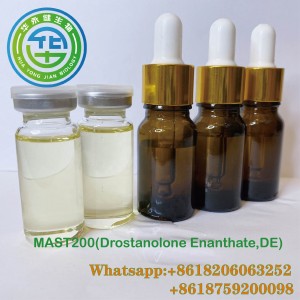 Mast 200 Injectable Anabolic Steroids Yellow Semi – Finished Drostanolone Enanthate 200mg/ml For Muscle Growth