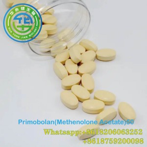 Anabolic Methenolone Acetate 50mg*100/bottle Powder Oral Primobolan Depot CAS 434-05-9