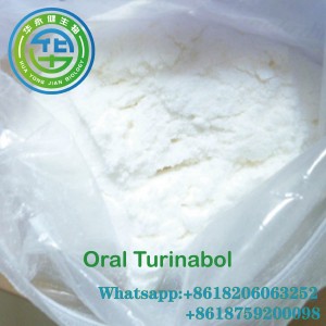 Top Grade Hormones Oral Turinabol Powder Raw 4-Chlorodehydromethyltestosterone Steroids for Bodybuilder 100% Shipping Guarantee CasNO.2446-23-3