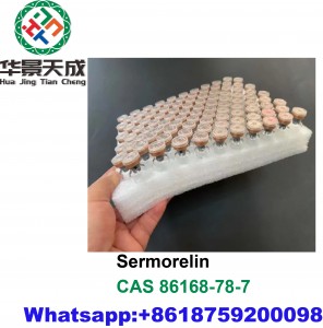 Pharmaceutical Powder Polypeptides Sermorelin Acetate Hydrate For Muscle Building CasNO.86168-78-7