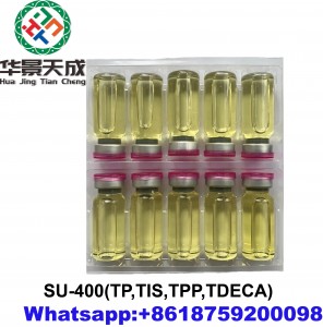 Wholesale Price Top Purity Testosterone Sustanon 400mg/ml Hormone Oil Finished Steroids Semi Finished Oil SU-400