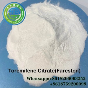 Toremifene Citrate/Fareston Anti Estrogen Steroids raw powder For Cancer Treatment CAS 89778-27-8