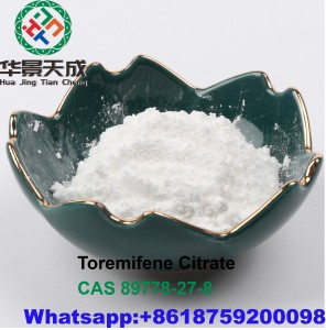 Factory wholesale Anastrozole Powder - Pharmaceutical Intermediates Raw Steroids Powder Toremifene Citrate Fareston for Muscle Growth Cas 89778-27-8 – Hjtc