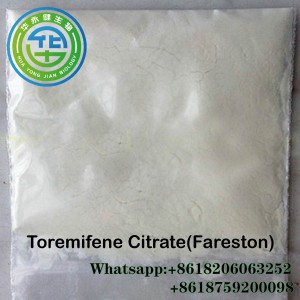 White Superb PCT Anti Estrogen Serm Powder Toremifene Citrate /Fareston for Losing Bodyfat CAS 89778-27-8