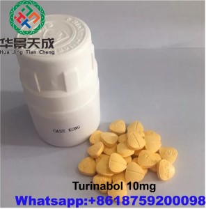Oral  Turinabol 10mg Anabolic Steroids Chlordehydromethyltestosterone 100Pcs/bottle For Big Muscle CAS 25455-33-5