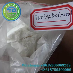 4- Chlorodehydromethyltestosterone /Oral Turinabol Steroids powder for Muscle Gaining CAS 2446-23-3