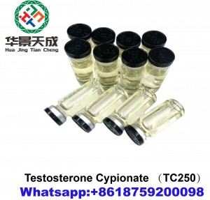 Test Cyp 250mg/ml Semi Finished Oil Testosterone Cypionate Powder For Bodybuilding CasNO.58-20-8