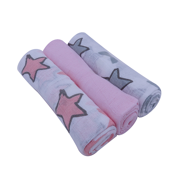 3pcs 5pcs 6pcs pack 100% Cotton Baby Muslin Diapers Baby Nappies