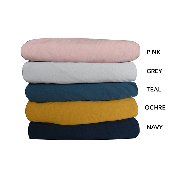 Plain color 100% polyester brushed microfiber fitted sheet