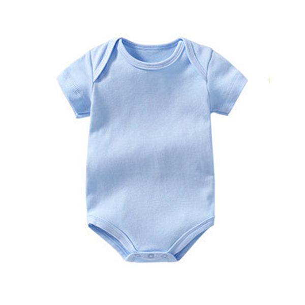 100% cotton short-sleeve baby bodysuit