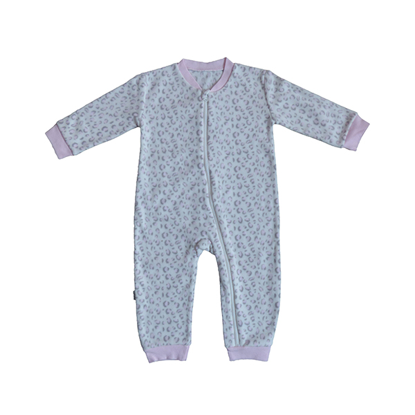 100% polyester baby fleece overalls