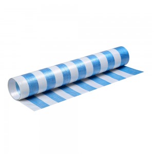 Heavy-Duty PE Stripe Color Tarpaulin