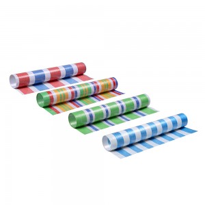 Heavy-Duty PE Stripe Color Tarpaulin