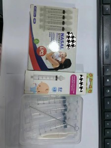 CE/DOC 2Pcs Nasal Syringe Baby Nose Clean Needle Tube Infant Baby Care Nasal Aspirator Cleaner 10ml Baby Rhinitis Nasal Washer