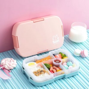 Internet celebrity children’s lunch box, microwave oven, student lunchbox, plastic split lunch box