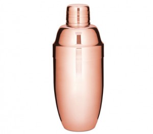 Copper Plated Deluxe Cocktail Shaker 250ml