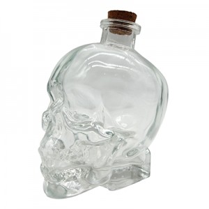 Tiki Skull Glass With Lid 700ml