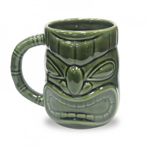 Ceramic Tiki Mug With Handle 450ml