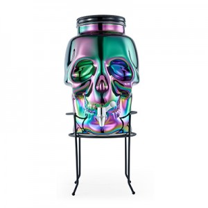 Rainbow Skull Glass Drink Dispenser 8.0L
