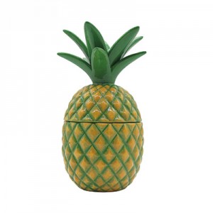 Ceramic Pineapple Tiki Mug 550ml
