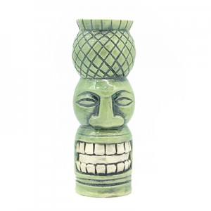 Ceramic Pineapple Head Tiki Mug 650ml