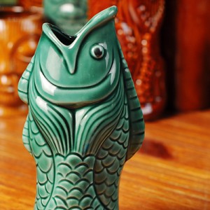Ceramic Fish Tiki Mug 400ml