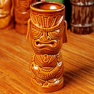 Ceramic Molokai Tiki Mug 360ml