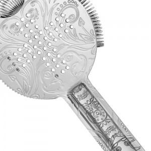 Stainless Steel Floral Strainer With Crossed Apertures