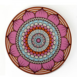 Ceramic Drink Coaster – Lotus