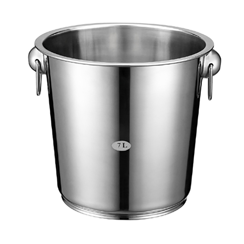 Stainless Steel Ring Handled Champagne Bucket 7.0L Featured Image