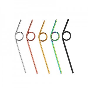 Rainbow  Artistic Straw 9 Inch