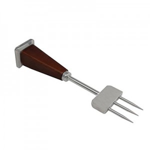 Deluxe Ice Pick With Taper Wooden Handle – 3 Prong
