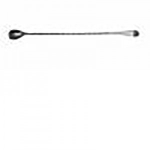 Gunmetal Black Plated Flat Teardrop Bar Spoon 450mm