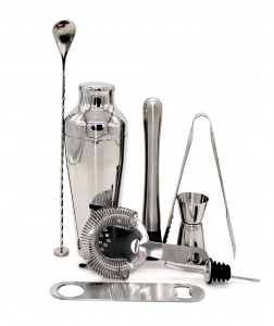 Stainless Steel Calabrese Shaker Gift Set 8 Piece