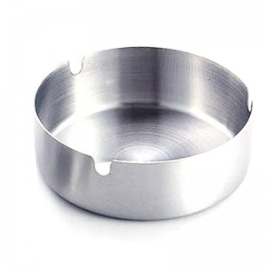 Stainless Steel Round Ashtray 8cm