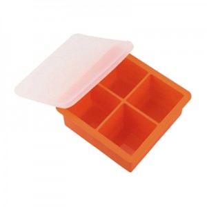 4 Section Silicone Ice Mould – Cube Shape