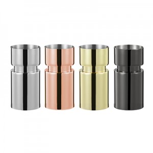 Gold Plated Premium Cylinder Double Jigger 20/40ml