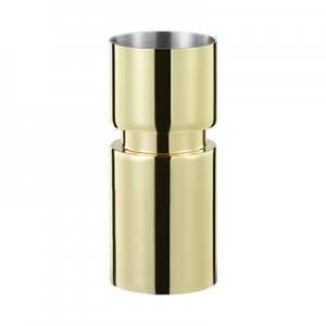 Gold Plated Premium Cylinder Double Jigger 25/50ml