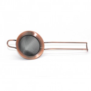 Two-Tone Plated  Fine Mesh Strainer
