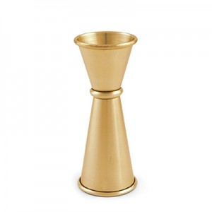 Gold Plated Banded Double Jigger 30/50ml