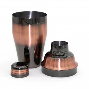 Two-Tone Plated Deluxe Cocktail Shaker 550ml